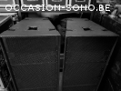2 audiofocus FR215A version amplifiée 2500w rms