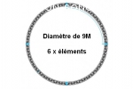 CERCLE 9M DIAMETRE en 6 ELEMENTS X30D